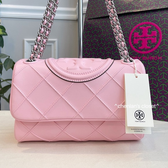 🌸NeW! Tory Burch SMALL FLEMING SOFT CONVERTIBLE SHOULDER BAG - Picture 7 of 16